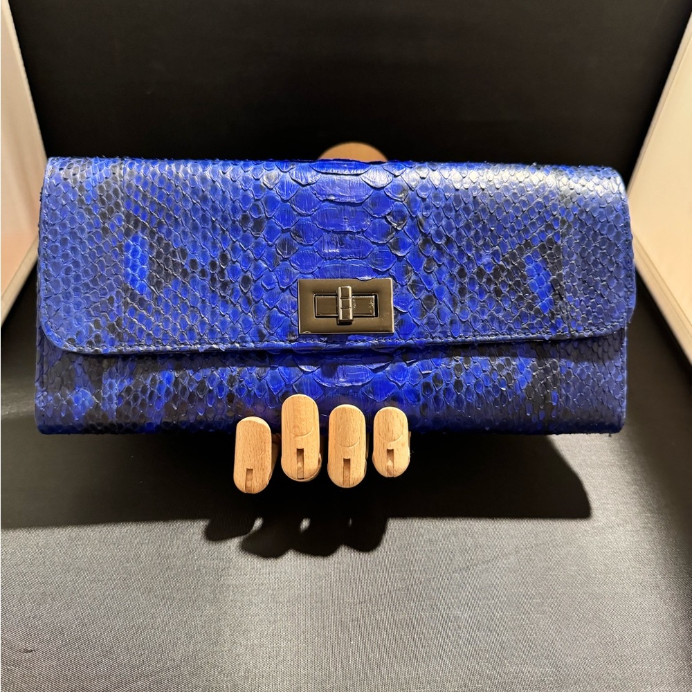 Exotic Handmade Snakeskin Clutch
